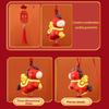 3D Cartoon Horse Pendant Hanging Decoration Gift for Friend Backpack Car Rearview Ornament Chinese Style Lucky Charm