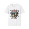 Unisex Softstyle T-Shirt Totenkopf Graffiti Street Art Urbaner Rebell