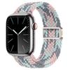 Compatible with Apple Watch S10, iWatch 11, Xiaomi 9, Huawei; Rainbow Nylon Magnetic Buckle Strap.