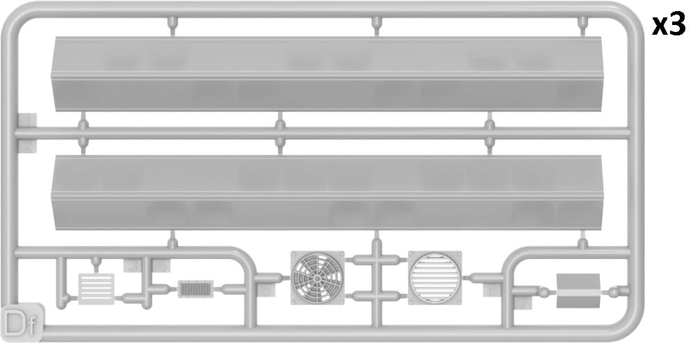 MiniArt Ventilation Duct Set Plastic Model Kit MA35650 1/35