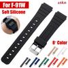 Pasek silikonowy do zegarka 18mm dla Casio F91W W-800H SGW400 F91W F84 F105/108 A158/168 AE1200/1300 Miękkie męskie bransoletki na nadgarstek