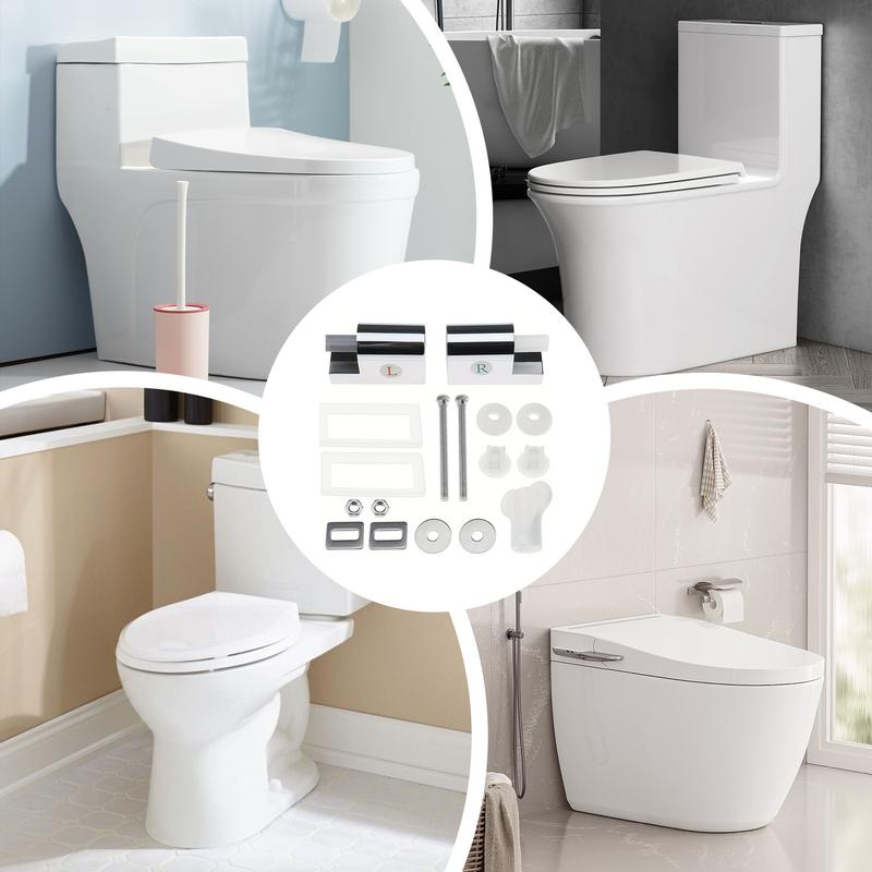 Soft Close Toilet Seat Hinges Reinforced Toilet Lid Seat Hinges Toilet Cover Hinge Easy Install Toilet Seat Fittings Toilet Seat
