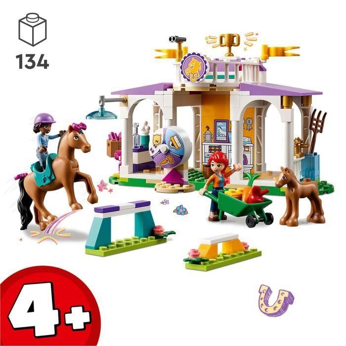 Lego® friends 41746 le dressage équestre, jouet de chevaux et poney, cadeau enfants 4 ans