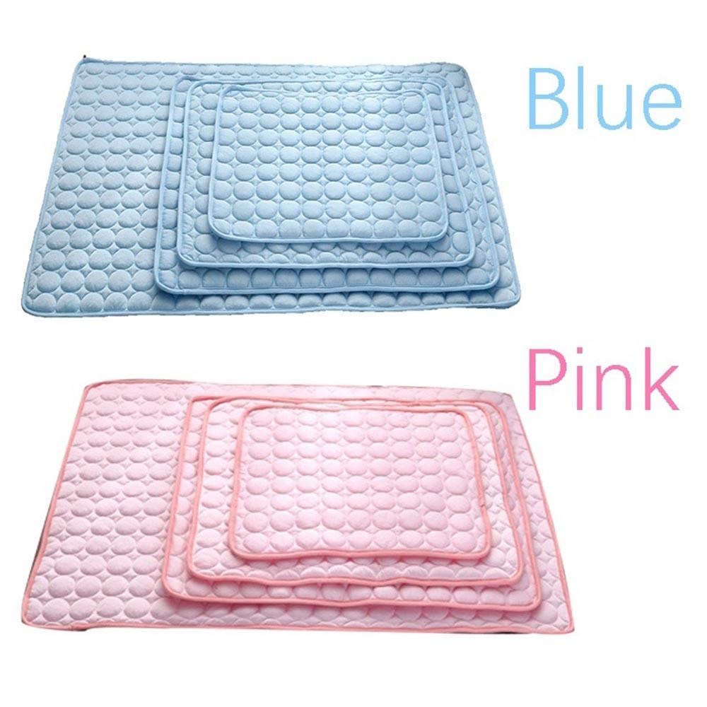 Pet Cooling Mat Dogs Cats Chill Bed Indoor Summer Heat Relief Indoor Cool Cushion Gel Sleeping Pad Seat (S/M/L/XL))