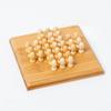 Wooden Mini Chess Borad Game Chessboard Educational Travel Backgammon Checkers Improve Intelligence Portable
