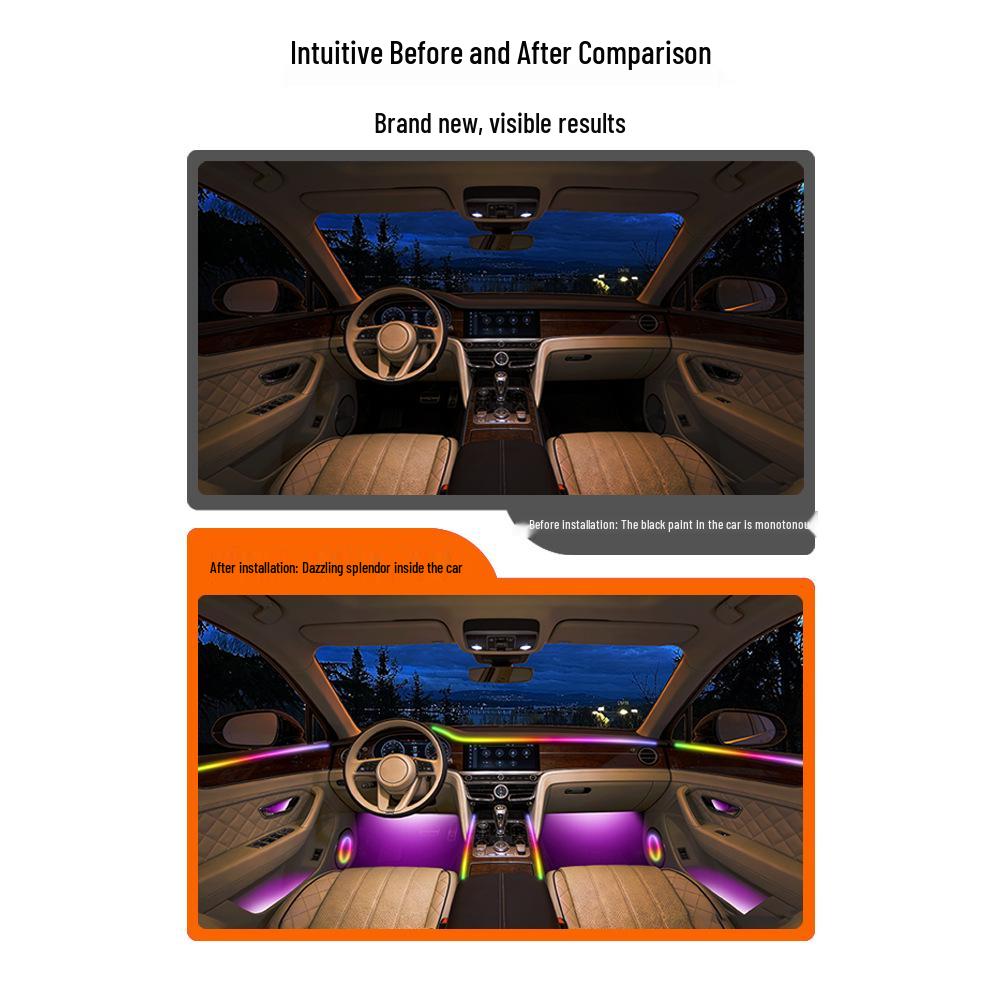 2023-24 Tesla Model Y Ambient Light Set: 25/29 RGB Colorful Options