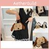 Trendy Handcrafted Woven Yarn Bag For Boys And Girls With Cute Dog Design