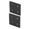 2Pcs Joint Plate Corner Fastener Rectangle Bracket Aluminum Profile Connecting for Wood 4 Holes 6060
