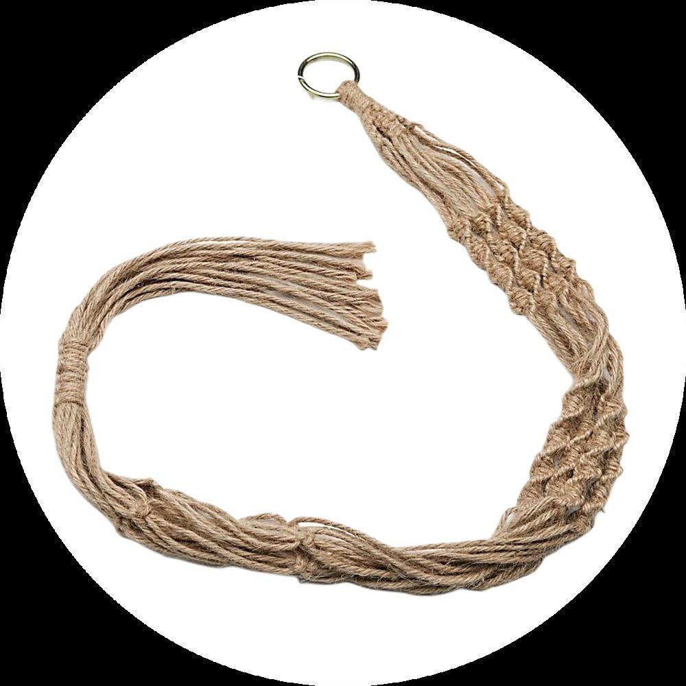 Gardening Cotton Rope Hanger Flower Pot Boho Tassel Hanging Basket Durable Plant Hanger  Home
