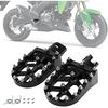 Motorrad Fußrasten Fußrasten Rastpedal MX Stil CNC für Z125 Pro 2016-2024 Schwarz