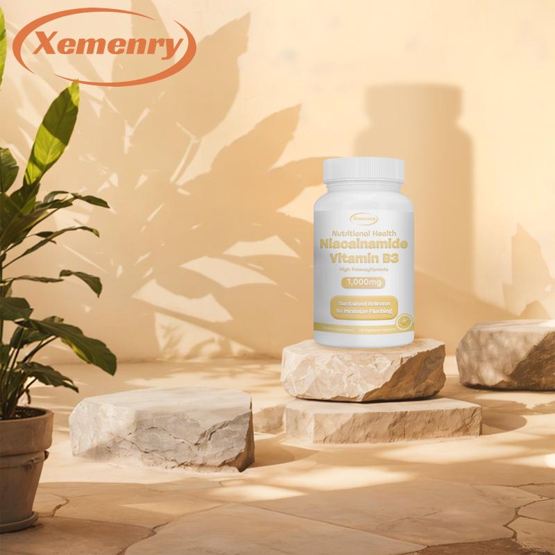High-concentration Niacinamide (vitamin B3) Formula, 1000 Mg - non-GMO, Gluten-free, Suitable for Both Men and Women.