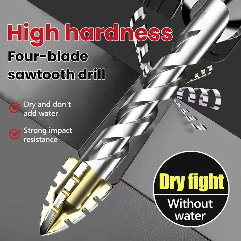 1Pcs Hexagonal Handle Tile Drilling Tool Eccentric Drill  for Glass Masonry Ceramic Iron Plates