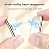 Magnetic Blackout Curtain Buckle: Nail-Free, Stitch-Free Light Blocker for Home & Dorms