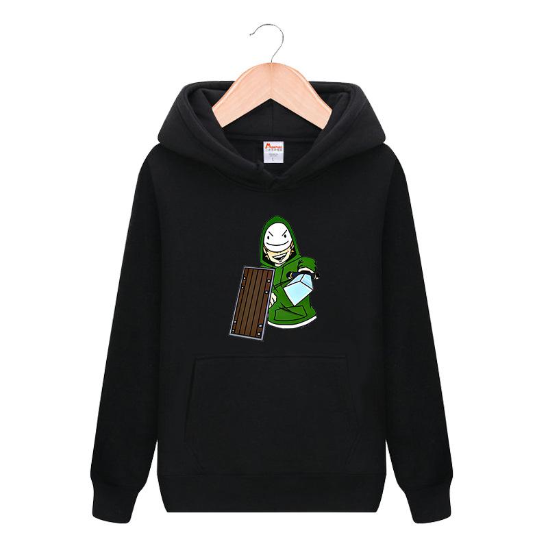 Sweater Hooded Crew Neck Long Sleeve Spring and Autumn Jacket Male and Female Students Handsome Cartoon Sweater New