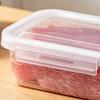 Crisper Food Container with Snap Locking And Flip Lid Seal Box One-Hand Open Microwave Safe Refrigerator Organizer for Fresh Meat And Vegetables