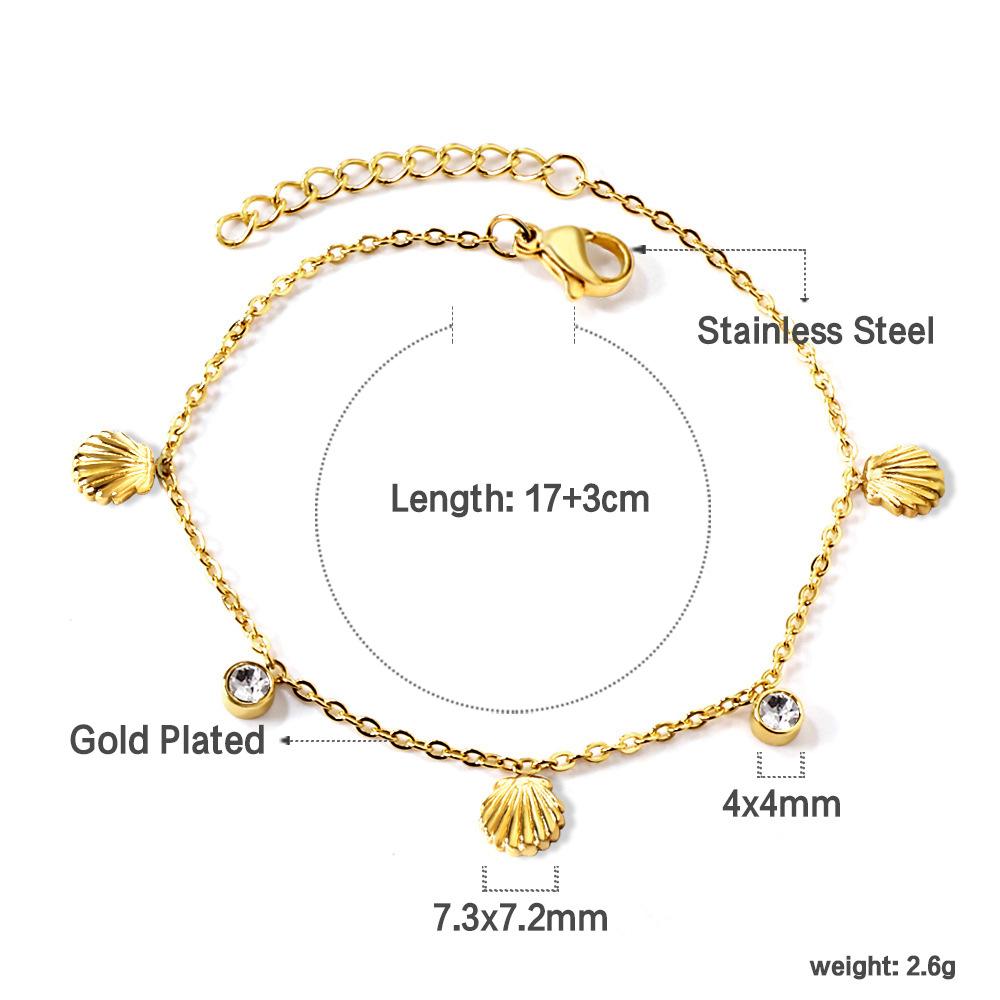 Bracelet Cute Sweet Butterfly Dragonfly Pendant with White Diamond Bracelet Stainless Steel Jewelry