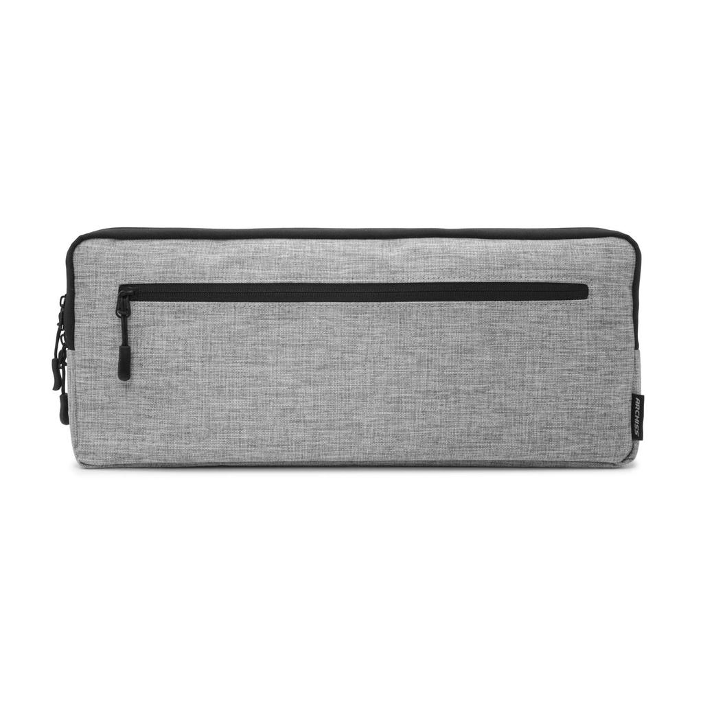 Archiss Keyboard Sleeve Medium, Computer Keyboard Storage Case for Tenkeyless Keyboards, Light Gray, Interior Dimensions: W38.7 X D3.8 X H16cm