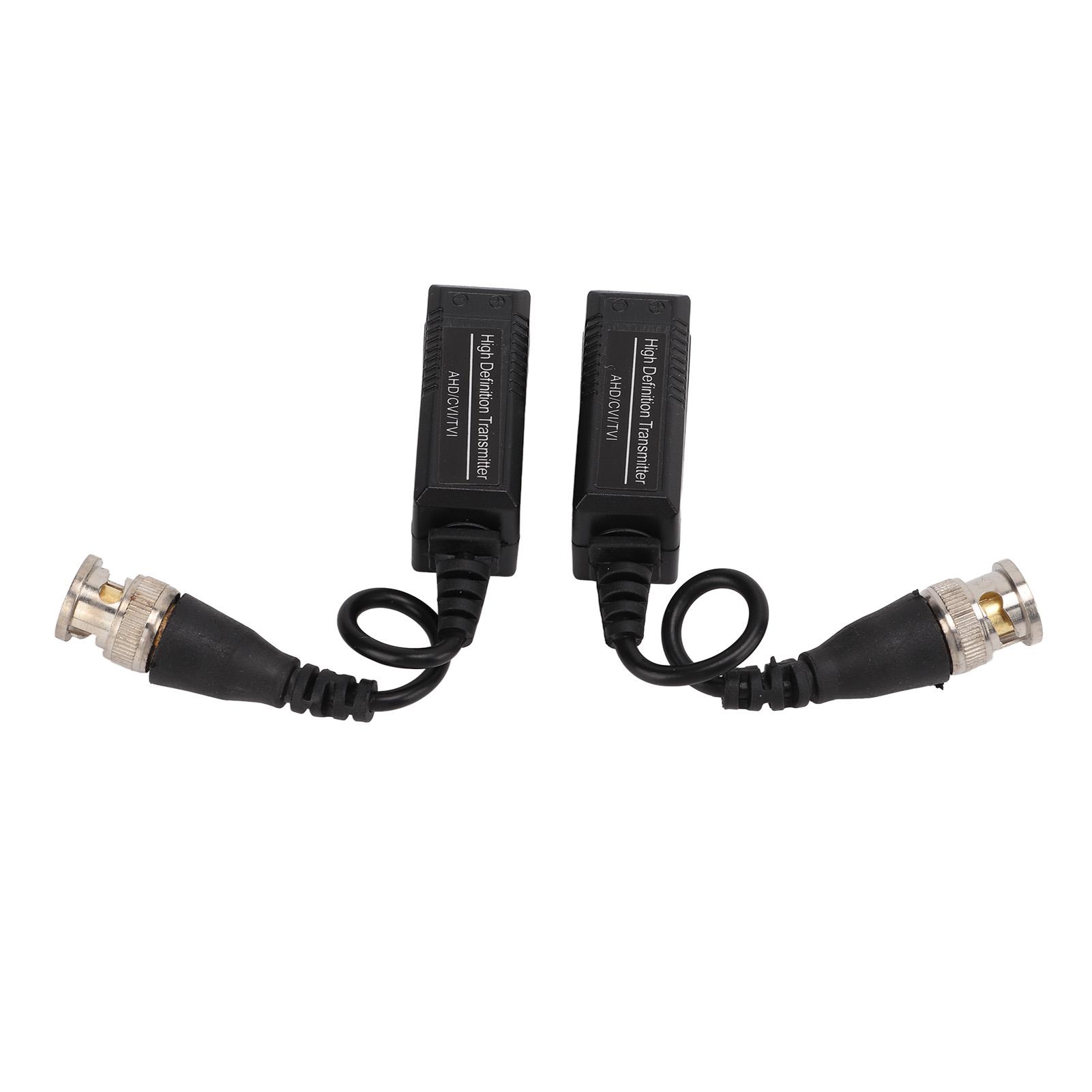 

1 Pair Video Balun HD AHD TVI CVI Passive Video Balun Transceiver for CCTV Surveillance Camera Systems