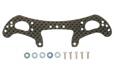 Tamiya Mini 4WD Série Limitada Chassi HG AR Suporte Traseiro Largo de Carbono 94903 (2 mm)