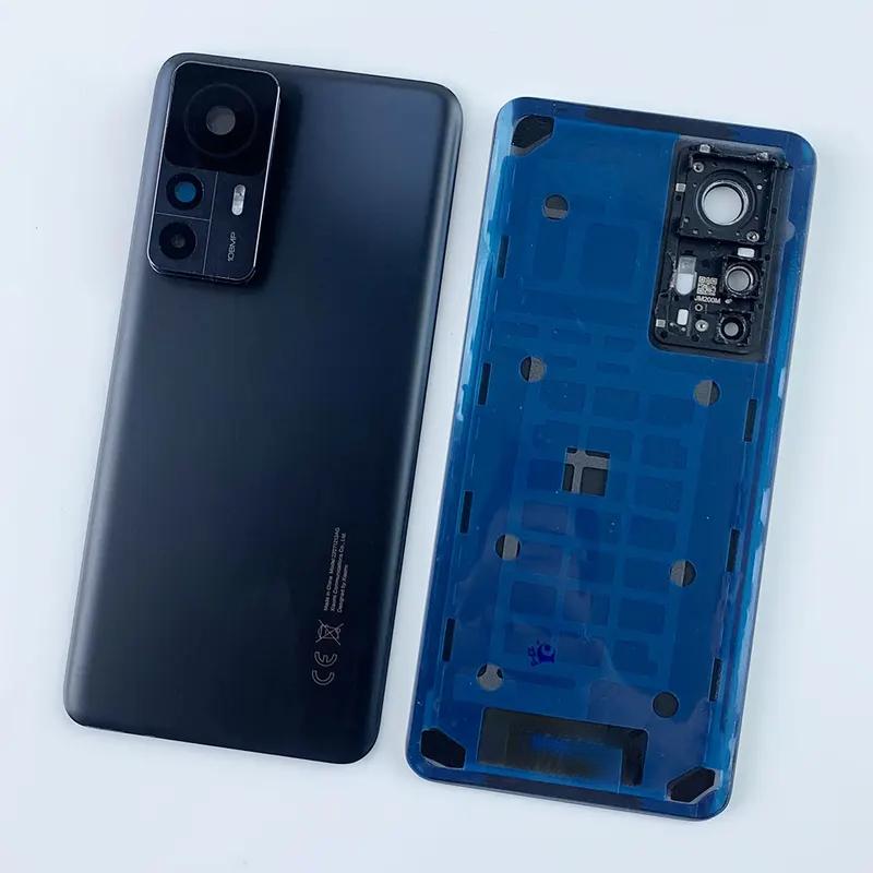 For Xiaomi 12T Back Battery Cover For Xiaomi 12T Pro Rear Housing Glass Door Replacement Parts