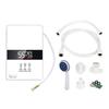 6000W 220v/50Hz Instant Heating Electric Hot Water Heater LED Display Quick Heater Household Temperature Adjust + Shower Nozzle