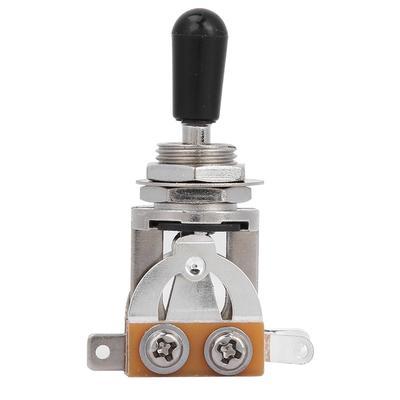 Commutateur à bascule 3 voies pour guitare Sélecteur de micros pour guitare Pièce pour guitariste débutant(Noir)