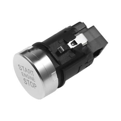1pc Car Silver Start Stop Engine Switch Button 8K0905217 For Q5 2009-2012 Mental Plastic Car Accessories Hight Quailtly