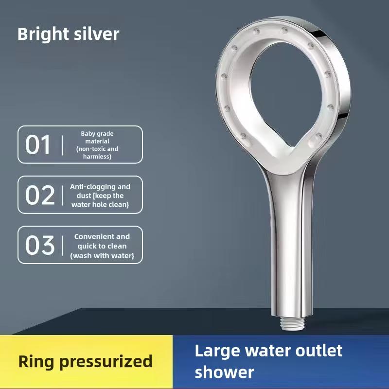High Pressure Handheld Shower Head Powerful Shower Spray Sets Home Bathroom Rain Shower Mixer Bathroom Accessories Shower Head