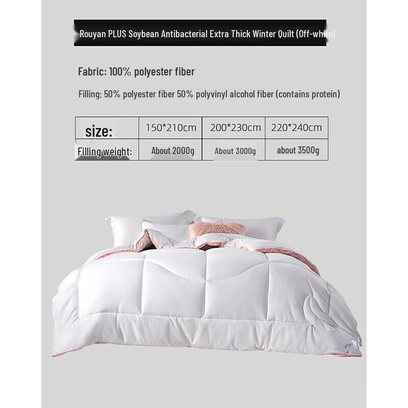 Mercury Home Textiles Antibacterial Soy Fiber Quilt