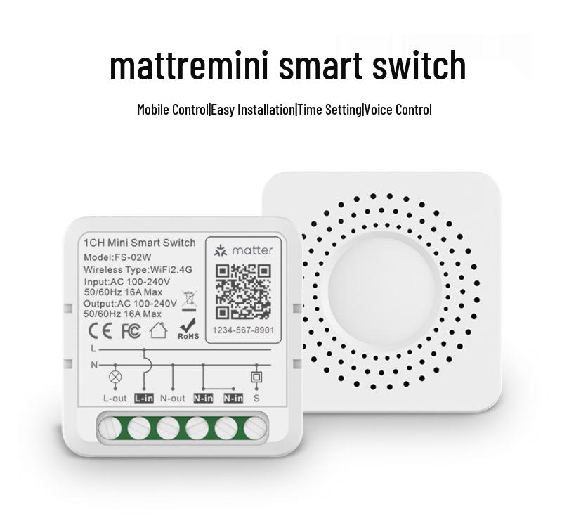 Graffiti Matter Smart Home Voice-Controlled Switch with Timing and Cross-Platform Compatibility