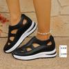 Fashion Ladies Shoes 2025 New Closed Toe Women's Sandals Fashion Plus Size Casual Summer Hollow Out Light Comfortable Wedge Sandals