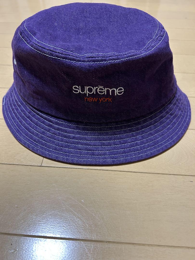 

[Б/У] 2025ss Supreme Джинсовая панама Фиолетовый