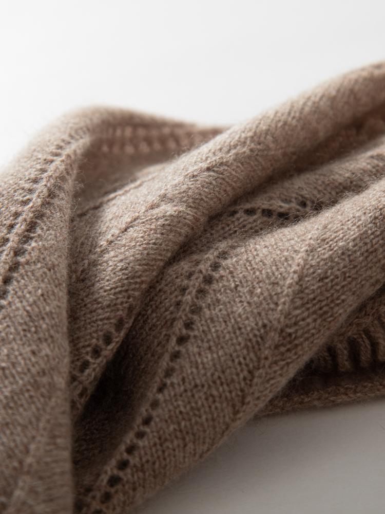 Women Wool Cashmere Tassels Scarf Pashmina Openwork Simple Big Scarves Wrap Shawl Men Cashmere Light-Thin Outer Wraps Hijab