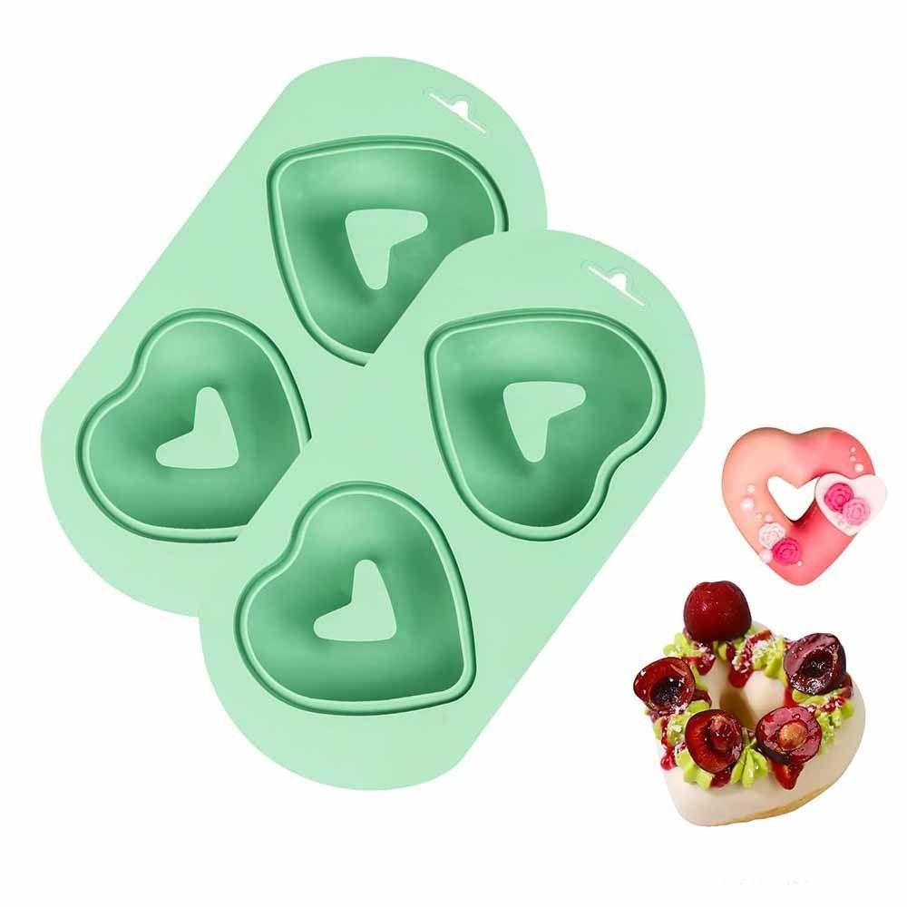 DIY Doughnut Baking Mold Silicone Cake Mold Easy to Demold Silicone Baking Pan  Mousse