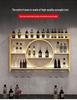 Nordic Metal Wall-Mounted Wine Rack & Glass Holder