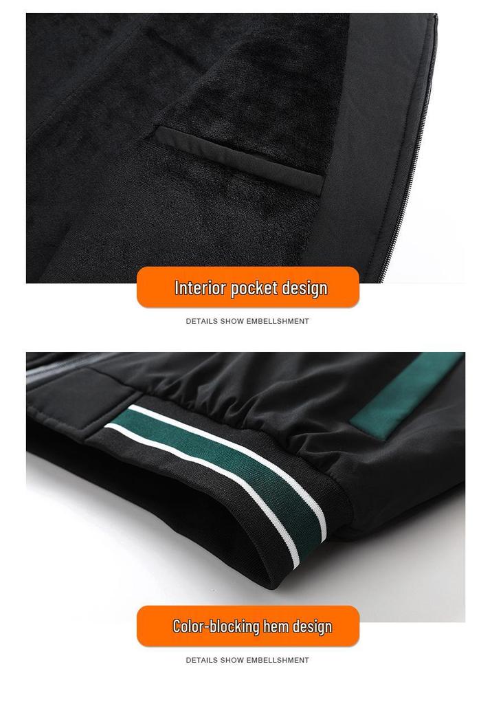 Men's Plus Size Trendy Loose Baseball Jacket - Spring/Autumn Hong Kong Style, Scruffy Cool Casual Outerwear for Couples
