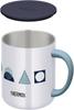 Thermos Vacuum Insulated Navy Mug, 450ml, Pattern, JDG-452LTD (NV-PTN)