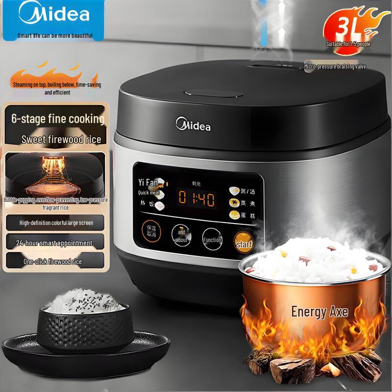 Midea 3L Smart Micro-Pressure Rice Cooker