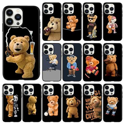 Animation Fashion Soft Phone For Iphone 12 7 Plus Max 13 14 11 Pro Mini XR XS 6s X 8 6 Silicone Straight Silicon Soft TPU Case Cover