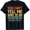 Border Collie Art For Men Women Kids Border Collie Lover T-Shirt(3)