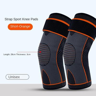 1 Stück Hohe Elastizität Kniebandage Übungen Kniebandage Zur Linderung von Gelenkschmerzen Laufen Basketball Gestrickte Kniehülle für Erwachsene