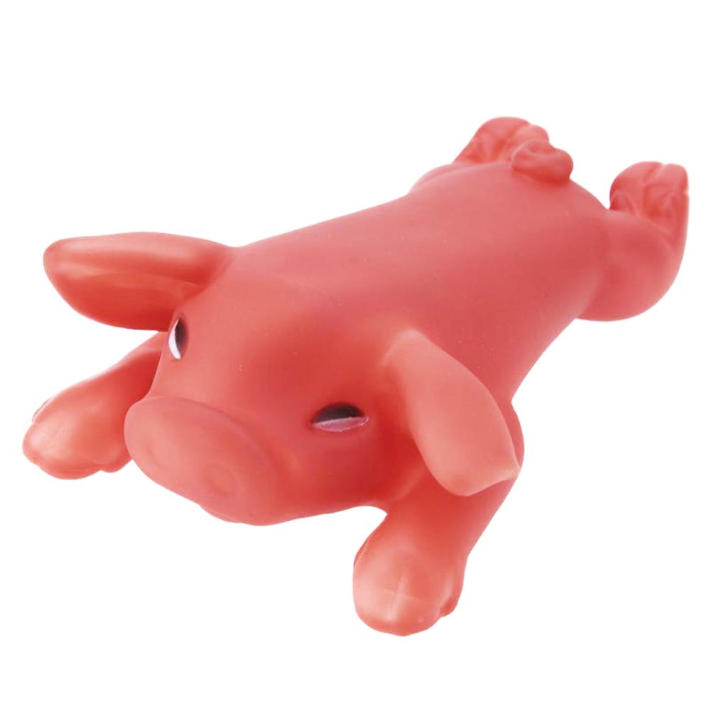 rubber squeaky pig