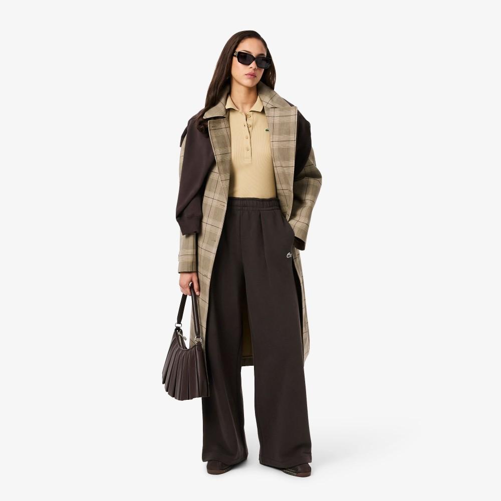 Lacoste Women's Wide Fit Check Croc Track Pants XF8401-55NSKB