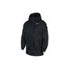 Men's Logo Print Big Pocket Sports Hooded Jacket Black CT2197-010