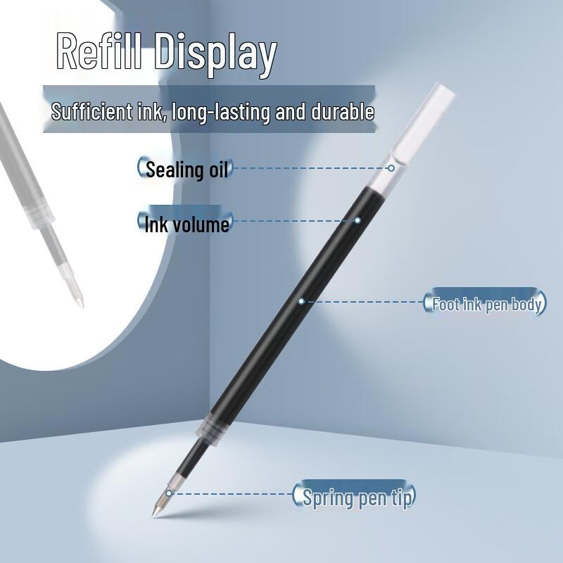 M&G 2627A Quick-Dry Gel Pen Refills, 0.5mm