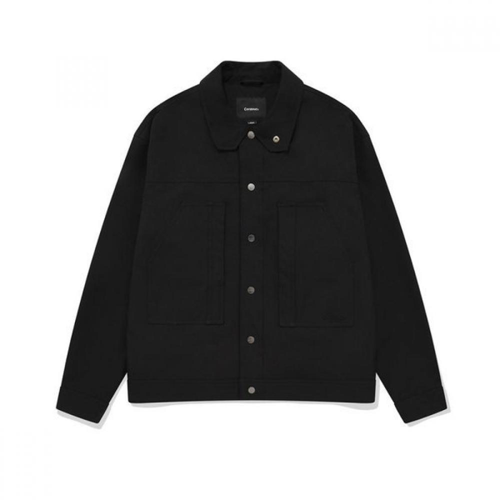 

Covernot Trucker Jacket Co2303jk03 Be Bk 1.CO2303JK03 BK S