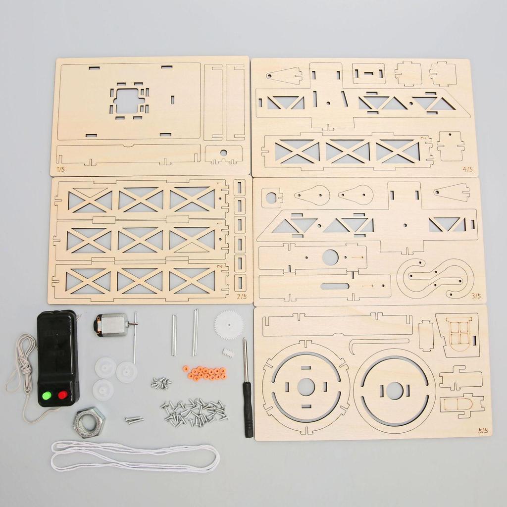 DIY Tower Crane Science Experiment Kit for Kids: Educational Toy for Primary Students