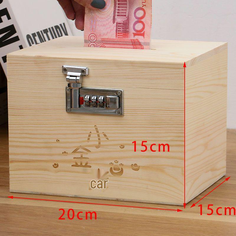 Retro Abschließbare Spardose mit Zahlenschloss - Kreatives Geschenk für Kinder