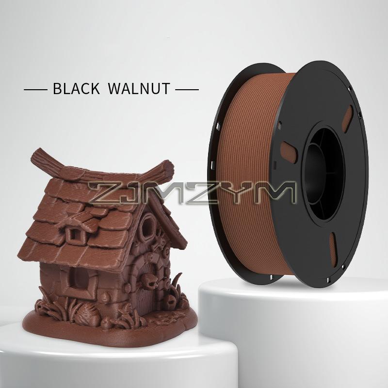 1.75mm PLA Wood Filament 3D Printer Filaments 1Kg Wooden Effect 3D Printing Materials