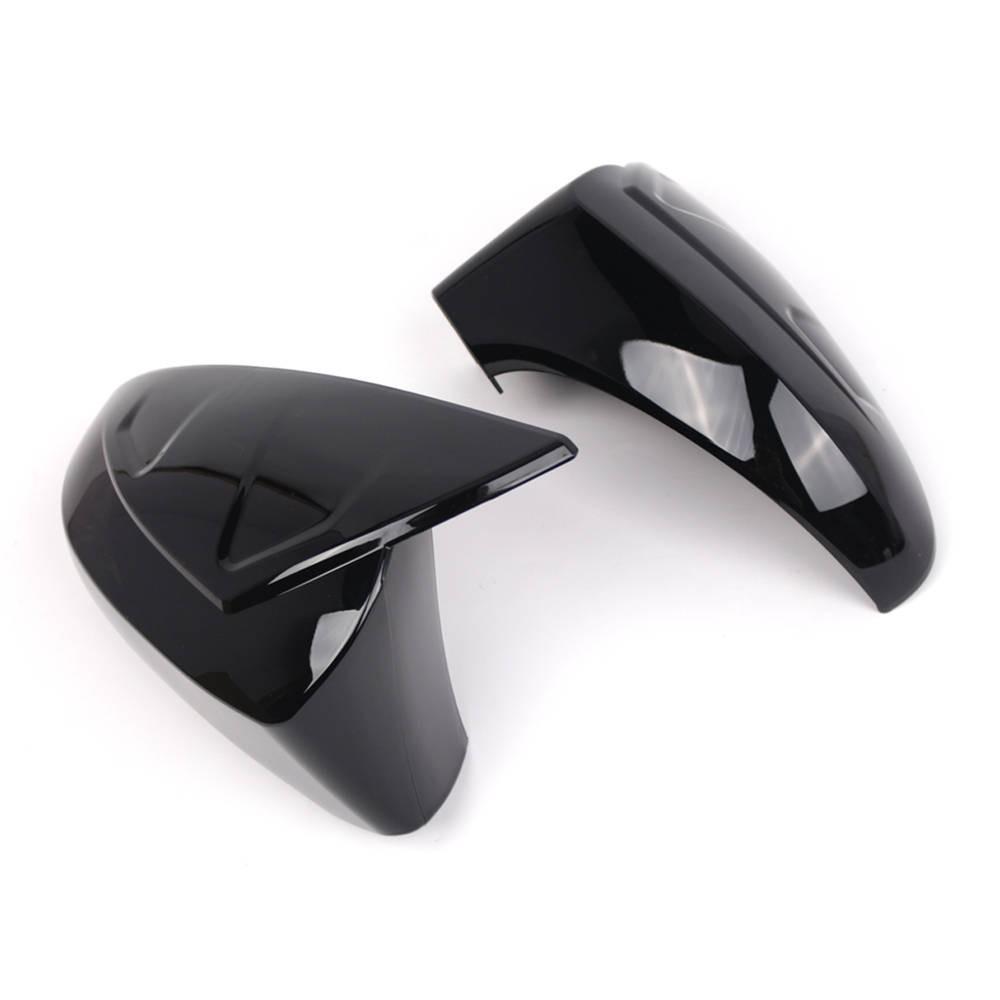 M Style Horn Glossy Black Mirror Cover Caps For Lexus IS RC 200 300 350 450 2014-2020
